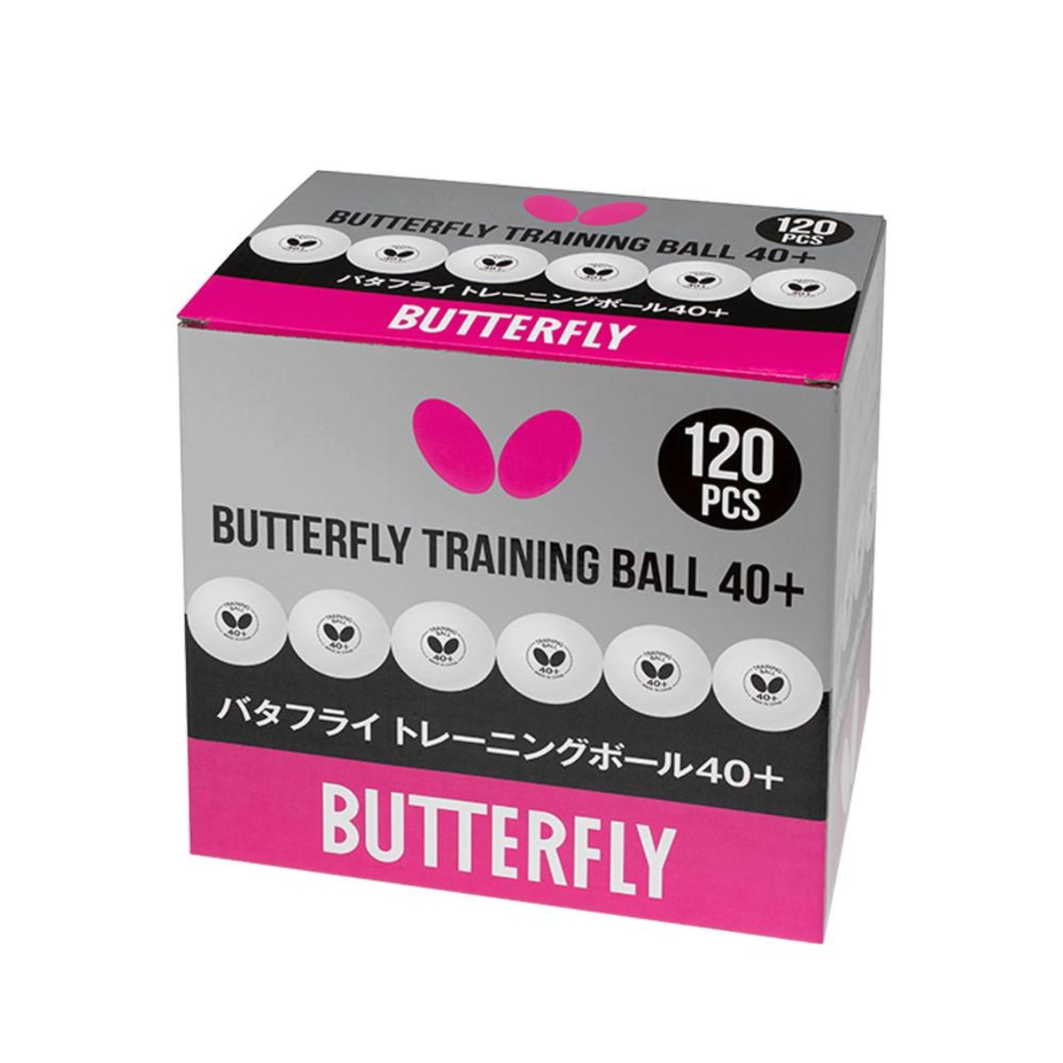 Butterfly Training Ball 40+ White, 120 Balls